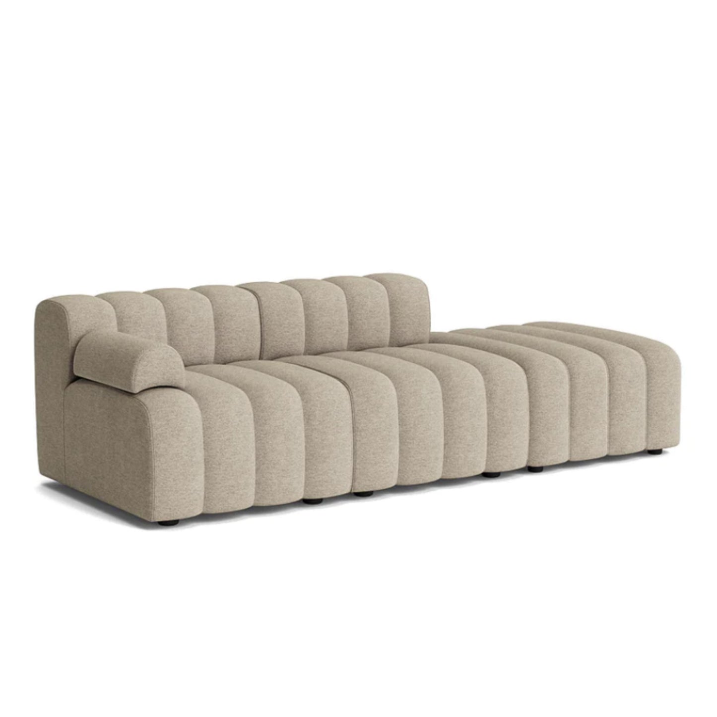 Minimalist Nordic Japandi Multifunctional Modular Sofa (Beige)