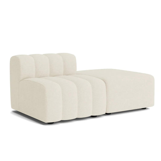 Minimalist Nordic Japandi Multifunctional Modular Sofa (White)